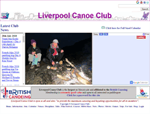 Tablet Screenshot of liverpoolcanoeclub.co.uk
